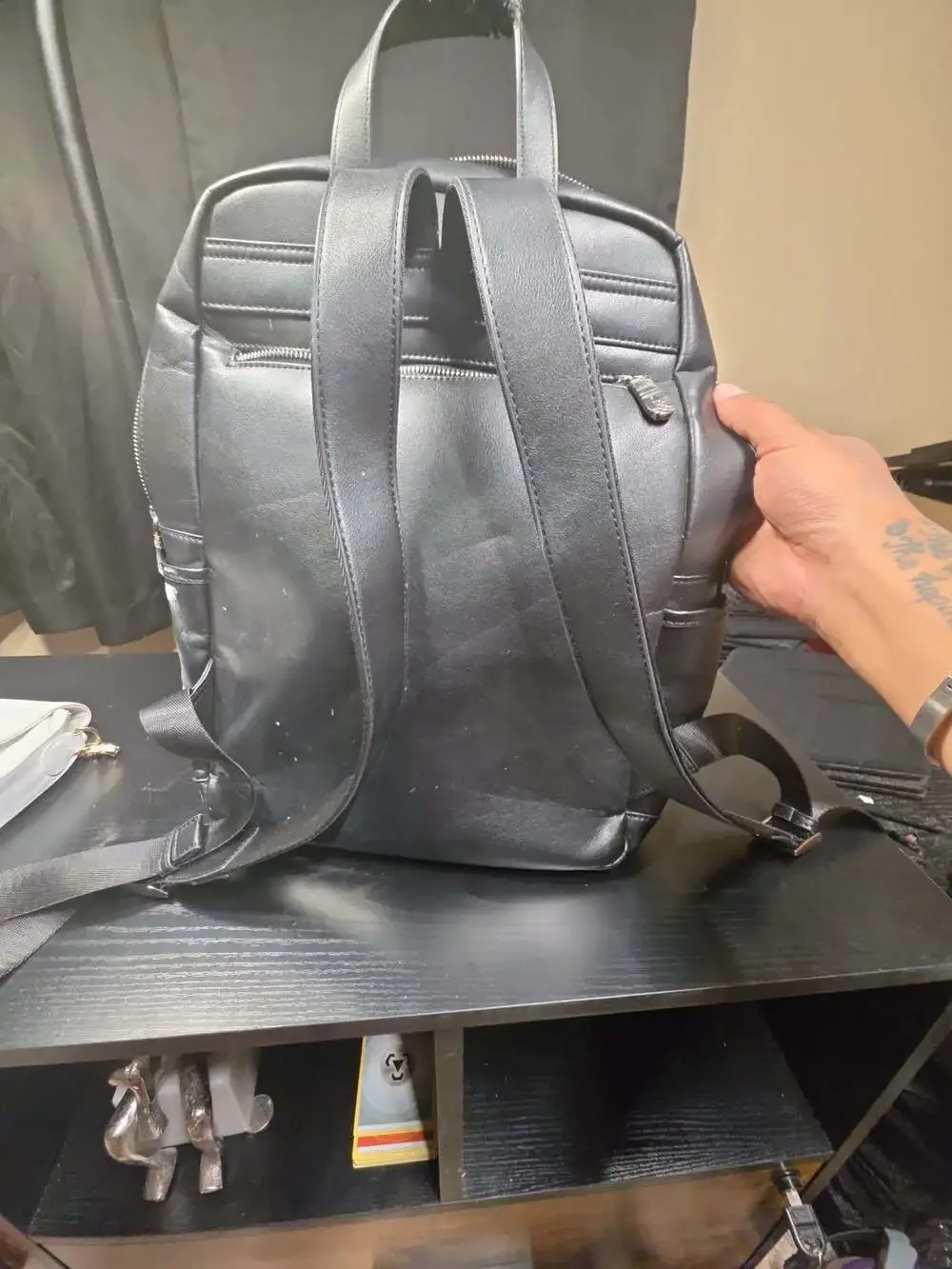BOSTANTEN Leather Laptop Backpack Purse